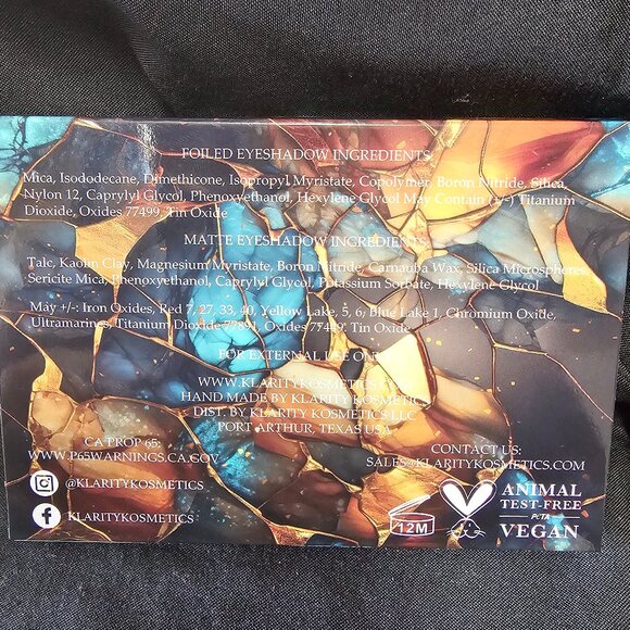 KLARITY KOSMETICS STAINED GLASS PALETTE - Picture 4 of 5
